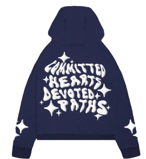 DARK BLUE DEVOTIONNYC HOODIE